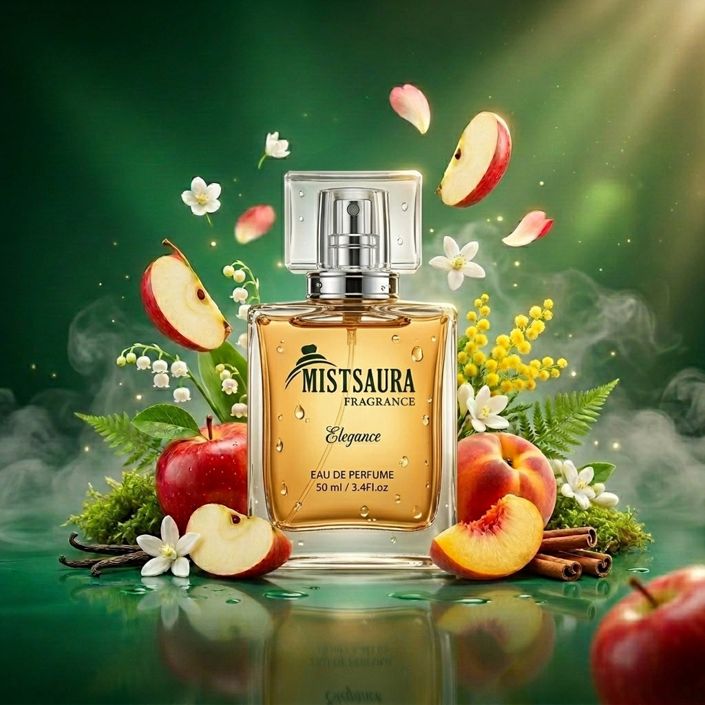 Elegance Perfume for Women 50ml by Mistsaura Fragrance – Long Lasting Sophisticated Feminine Scent