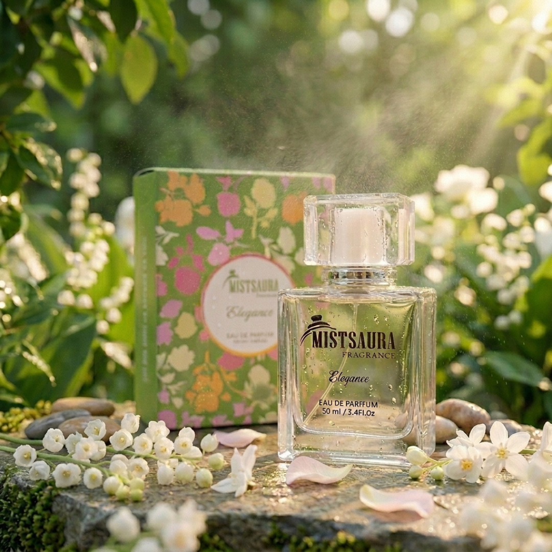 Elegance Perfume for Women 50ml by Mistsaura Fragrance – Long Lasting Sophisticated Feminine Scent