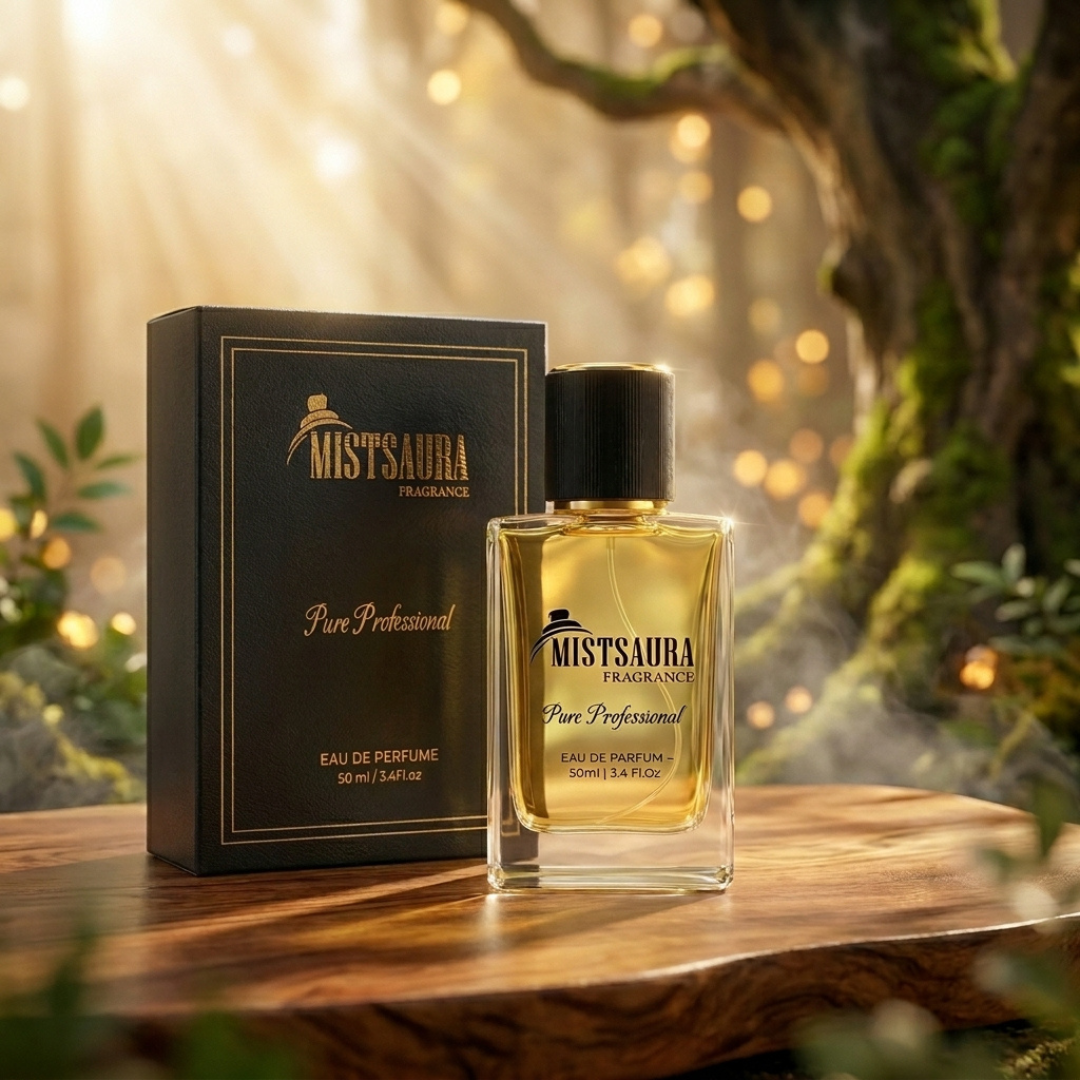 Pure Professional Perfume for Men 50ml by Mistsaura Fragrance – Long Lasting Premium Office Scent