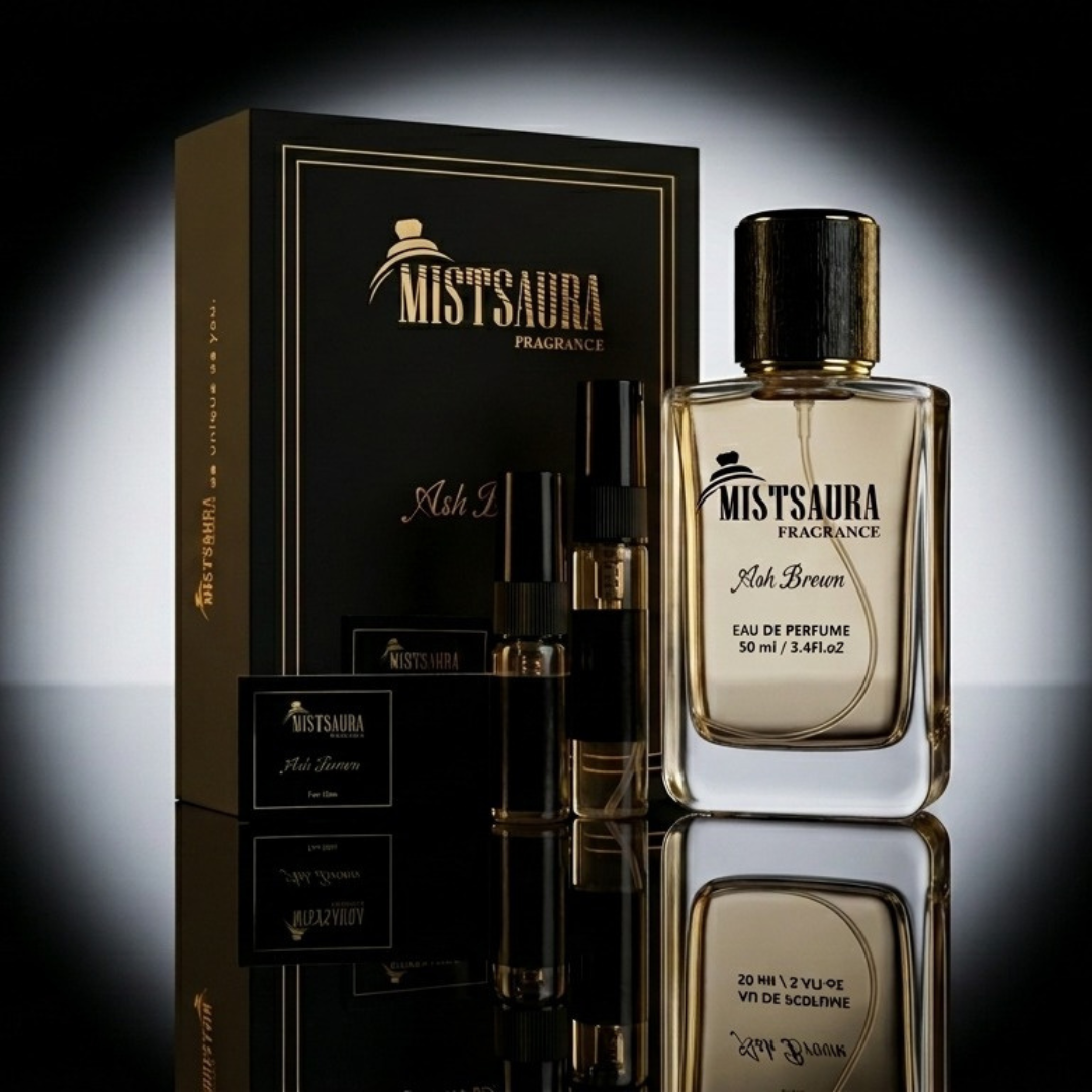 Ash Brown Perfume for Men 50ml by Mistsaura Fragrance – Long Lasting Masculine Luxury Scent